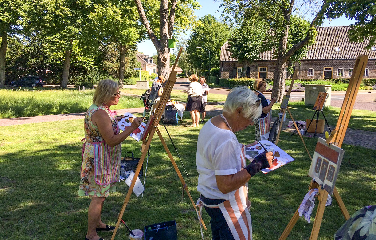 Schildervakantie weekend met schilderen op locatie
